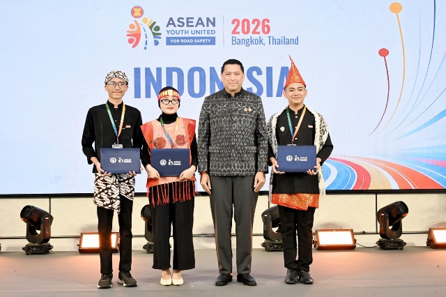 Delegasi Indonesia mengikuti ajang ASEAN Youth United for Road Safety 2026 yang berlangsung di Bangkok, Thailand, pada 1–5 Juli 2026.(dok/deputi1)