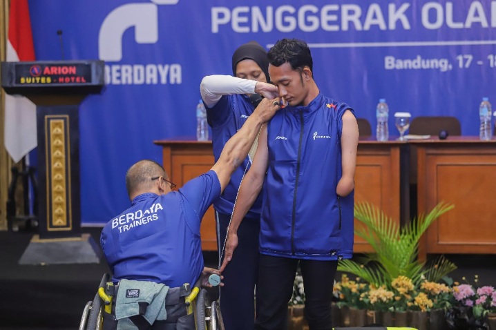 Kemenpora RI terus menyelenggarakan Training of Trainers (ToT) Penggerak Olahraga Disabilitas bertajuk BERDAYA di Kota Bandung pada 17-18 Juli 2026.(foto:Yayan/kemenpora.go.id)