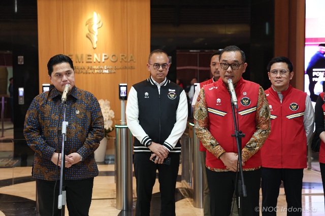 Komite Olimpiade Indonesia (NOC Indonesia) secara resmi menetapkan kontingen Indonesia yang akan berlaga pada Asian Games Aichi-Nagoya 2026.(foto:NOC Indonesia)