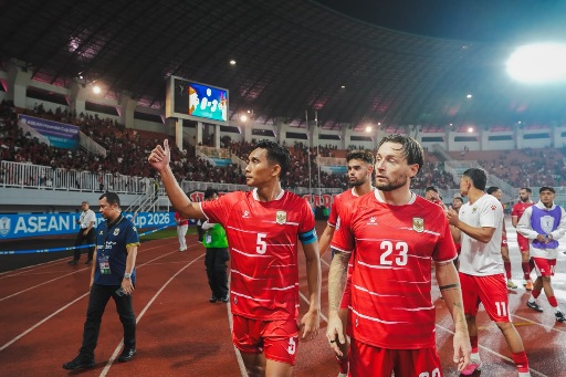 Ketua Umum PSSI, Erick Thohir, meminta Timnas Indonesia segera bangkit setelah kalah 0-3 dari Vietnam pada laga penyisihan Grup A Piala AFF 2026 di Stadion Pakansari, Bogor, Jawa Barat, Senin (3/8).(foto:Andre/kemenpora.go.id)
