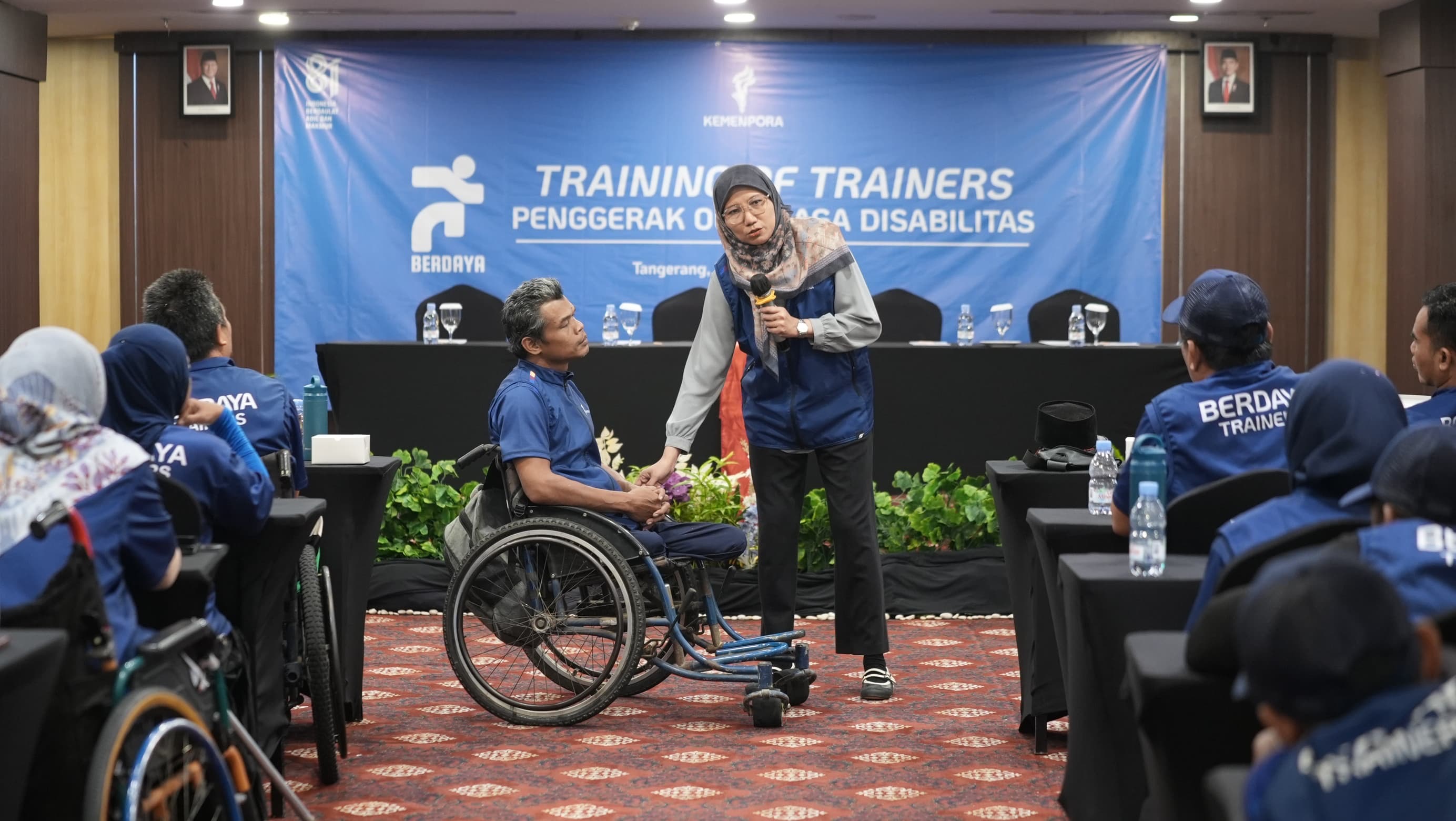 Kemenpora RI terus memperkuat kompetensi pelatih dan penggerak olahraga disabilitas melalui Training of Trainers (ToT) Penggerak Olahraga Disabilitas (foto: dok/Kemenpora)
