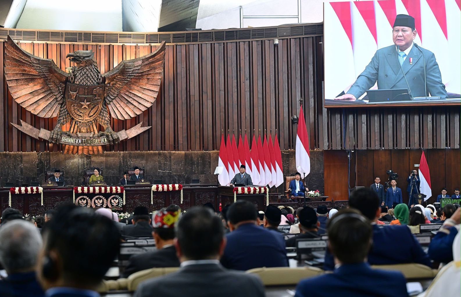 Menpora Erick Hadiri Sidang Tahunan MPR RI yang Dipimpin Presiden Prabowo