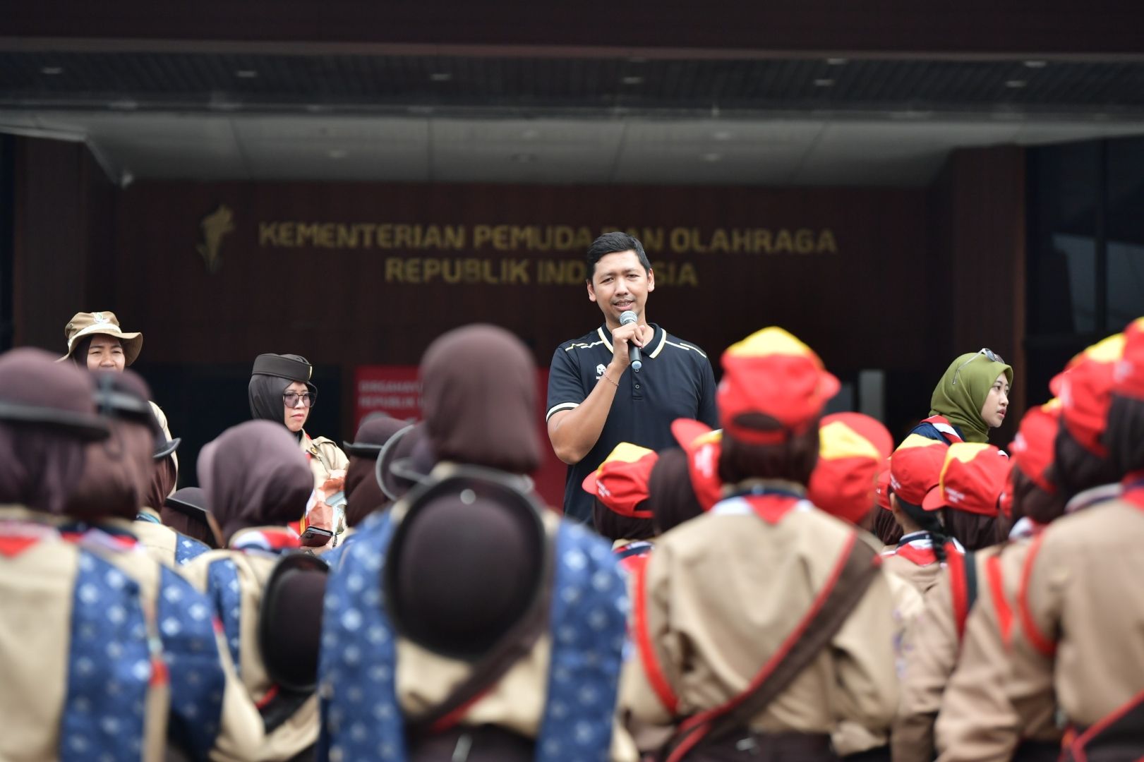 Peserta Jamnas XII Kenali Dunia Kepemudaan dan Olahraga Melalui Wisata Edukasi di Kemenpora
