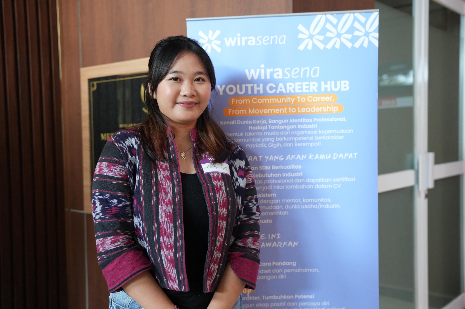 Bagi Niputu Sarasdewi Katelyn, program unggulan Kemenpora RI, Wirasena Youth Career Hub 2026 merupakan program yang bisa membantu peserta mengenali potensi diri sekaligus menentukan langkah setelah lulus kuliah nanti.(foto: dok/Kemenpora)