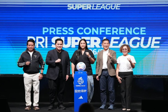 Ketum PSSI Erick Thohir menilai peningkatan kualitas penyelenggaraan liga sepak bola Indonesia semakin membaik dari tahun ke tahun. (foto:Herry/kemenpora.go.id)