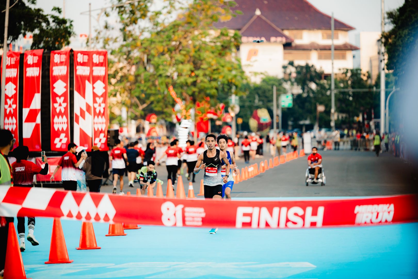 Beberapa Momen Merdeka Run 2026 di Garis Finish