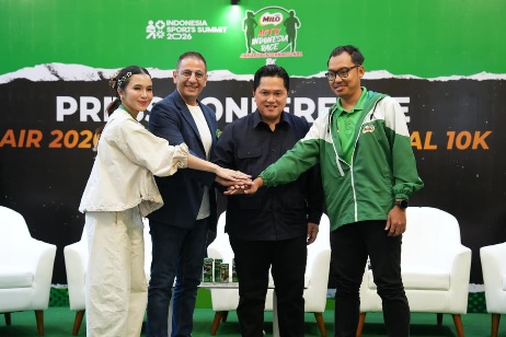 Menpora RI Erick Thohir menyambut baik kegiatan Milo Activ Indonesia Race (MAIR) 2026 Jakarta International 10K yang digelar pada 13 September mendatang. (foto:Herry/kemenpora.go.id)