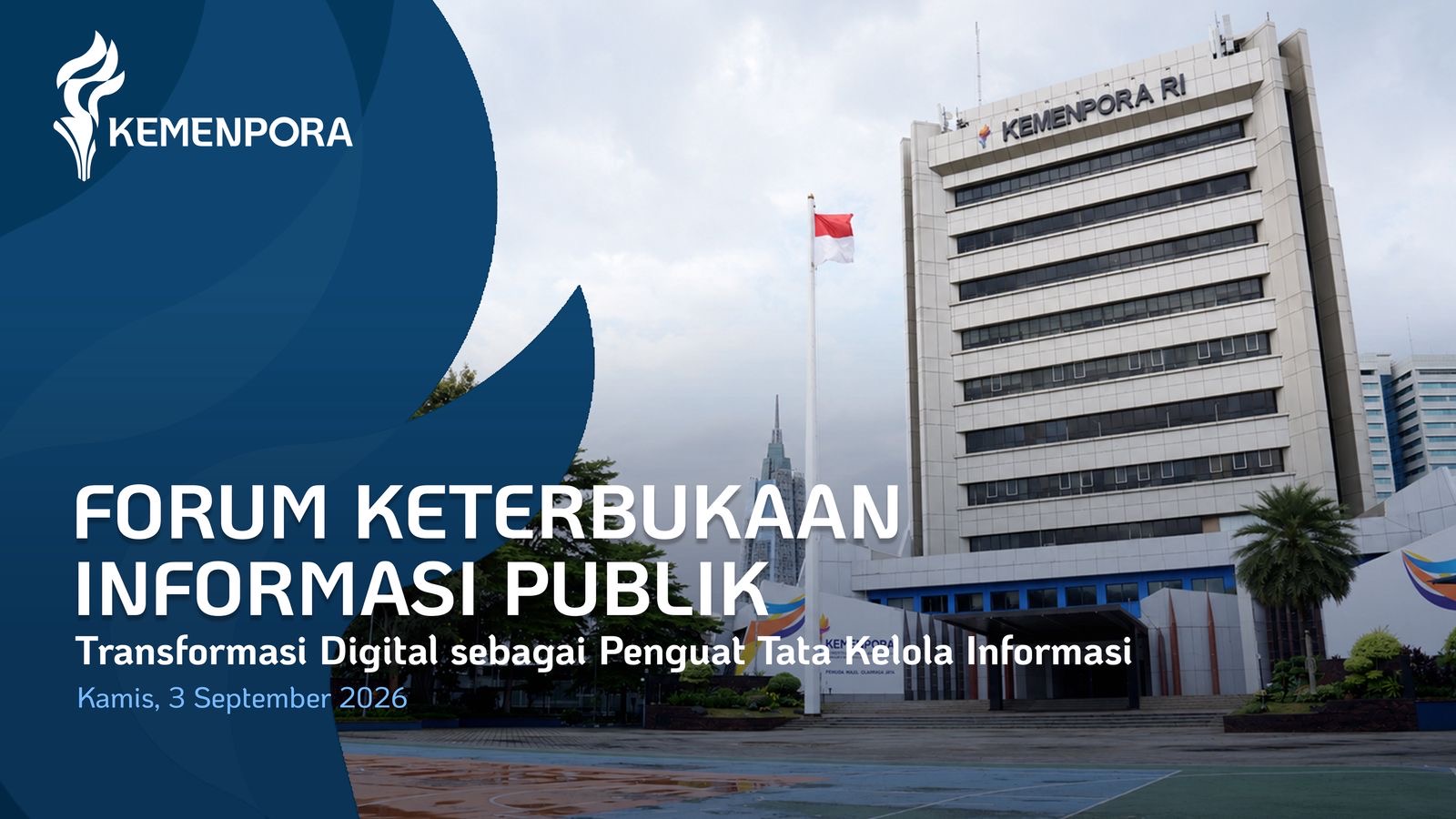Kemenpora RI terus mendorong transformasi digital sebagai bagian dari penguatan tata kelola dan keterbukaan informasi publik. (foto: istimewa)