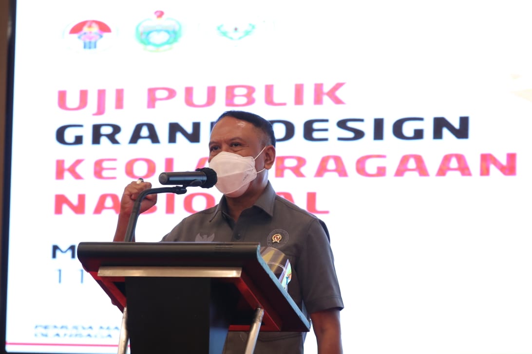 Menpora RI: Uji Publik Grand Desain Keolahragaan Nasional Penting Untuk Prestasi Olahraga Indonesia