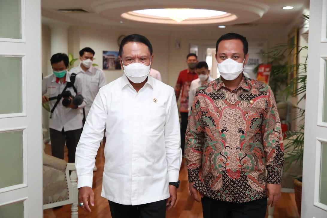 Menpora Amali Terima Kunjungan Plt Gubernur Sulsel, Bahas Grand Design Olahraga dan Stadion Mattoanging