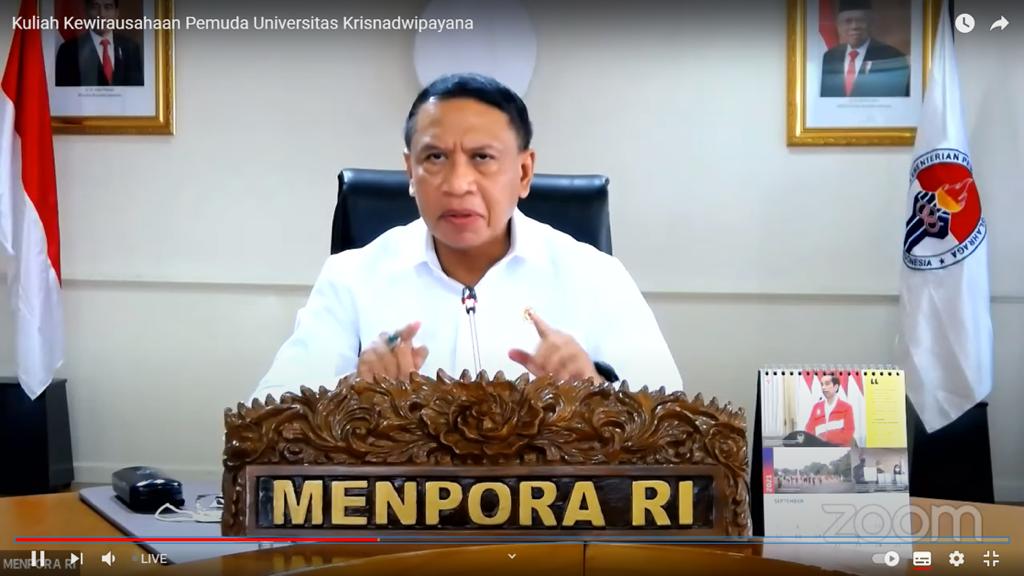Menpora Amali Ingin Mahasiswa Jadi Pemuda Kreatif, Inovatif, Mandiri dan Berdaya Saing