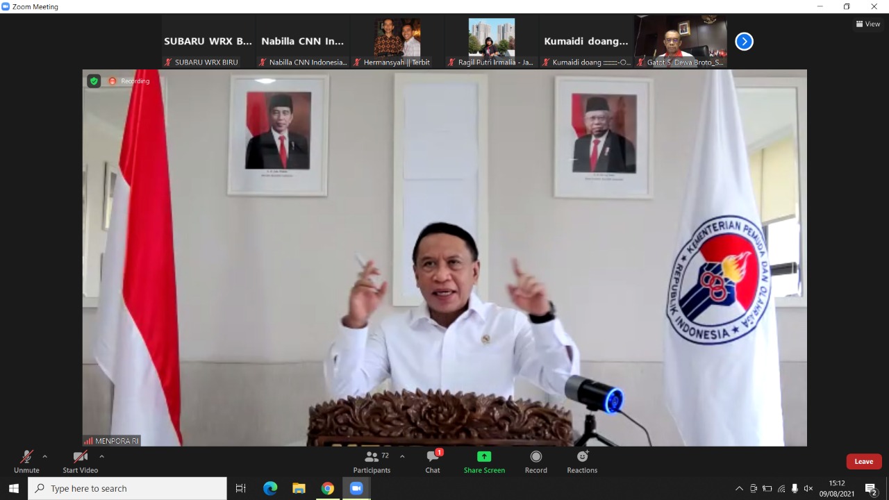 Olimpiade Tokyo 2020 Berakhir, Menpora Amali Apresiasi Atlet, Pelatih dan NOC Indonesia