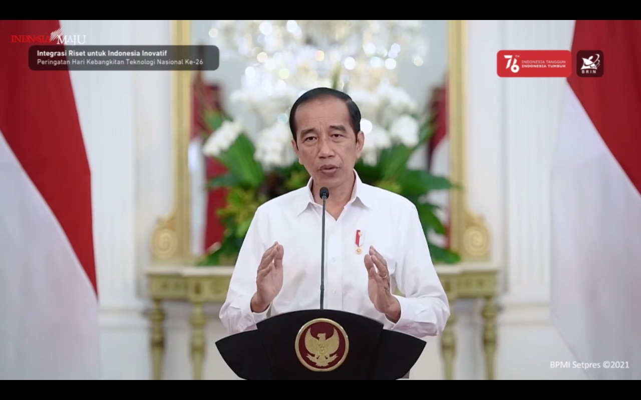 Presiden Jokowi Ingin Hakteknas 2021 Jadi Momentum Percepatan Peningkatan Kedaulatan Teknologi