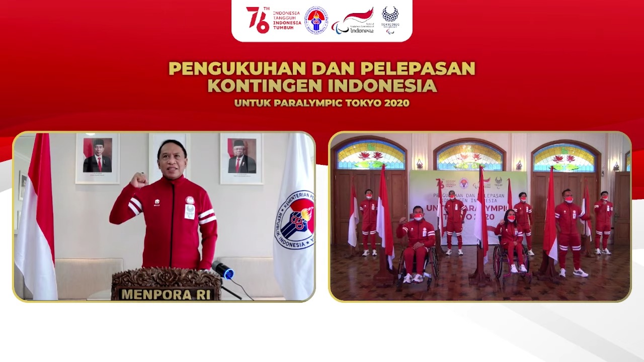 Paralimpiade Tokyo 2020 Segera Dimulai, Menpora Amali Harap Kontingen Indonesia Torehkan Prestasi