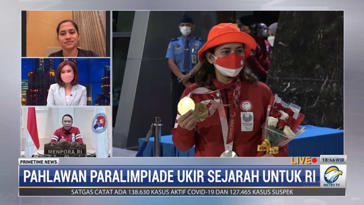 Leani Ratri Oktila: Resep Sukses Kontingen Indonesia di Paralimpiade Tokyo 2020 Adalah Kerja Sama Kemenpora dengan NPC Indonesia