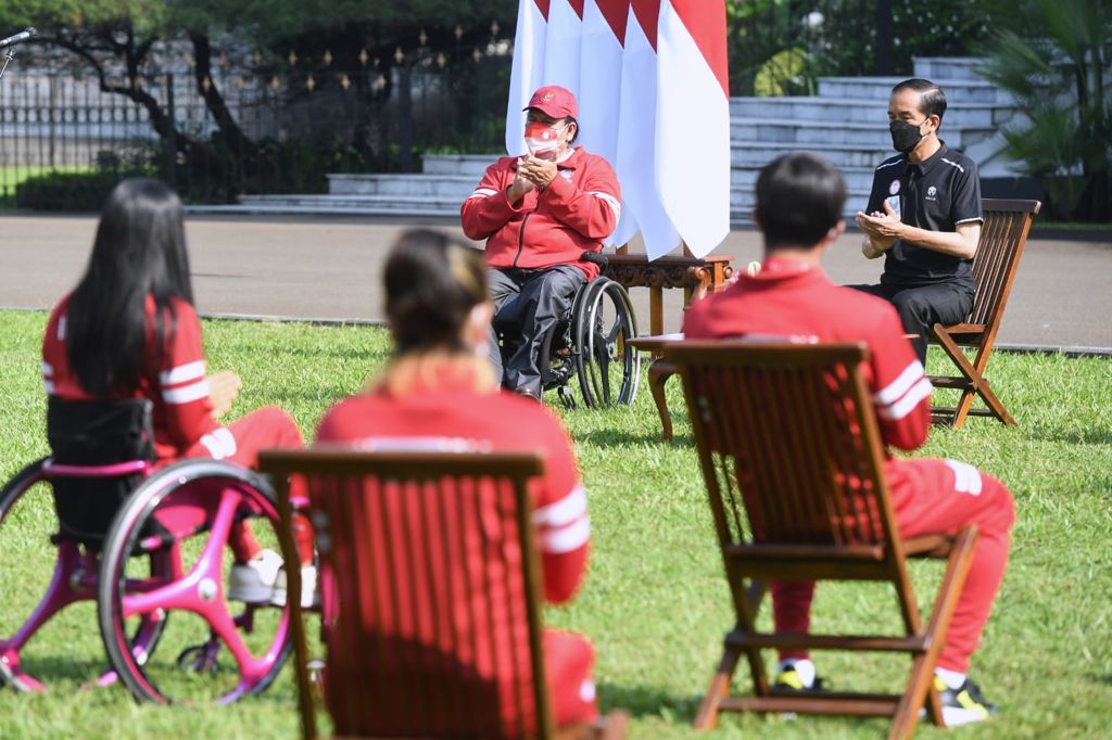 Presiden Jokowi Apresiasi Perjuangan dan Kerja Keras Atlet Difabel di Paralimpiade 2020