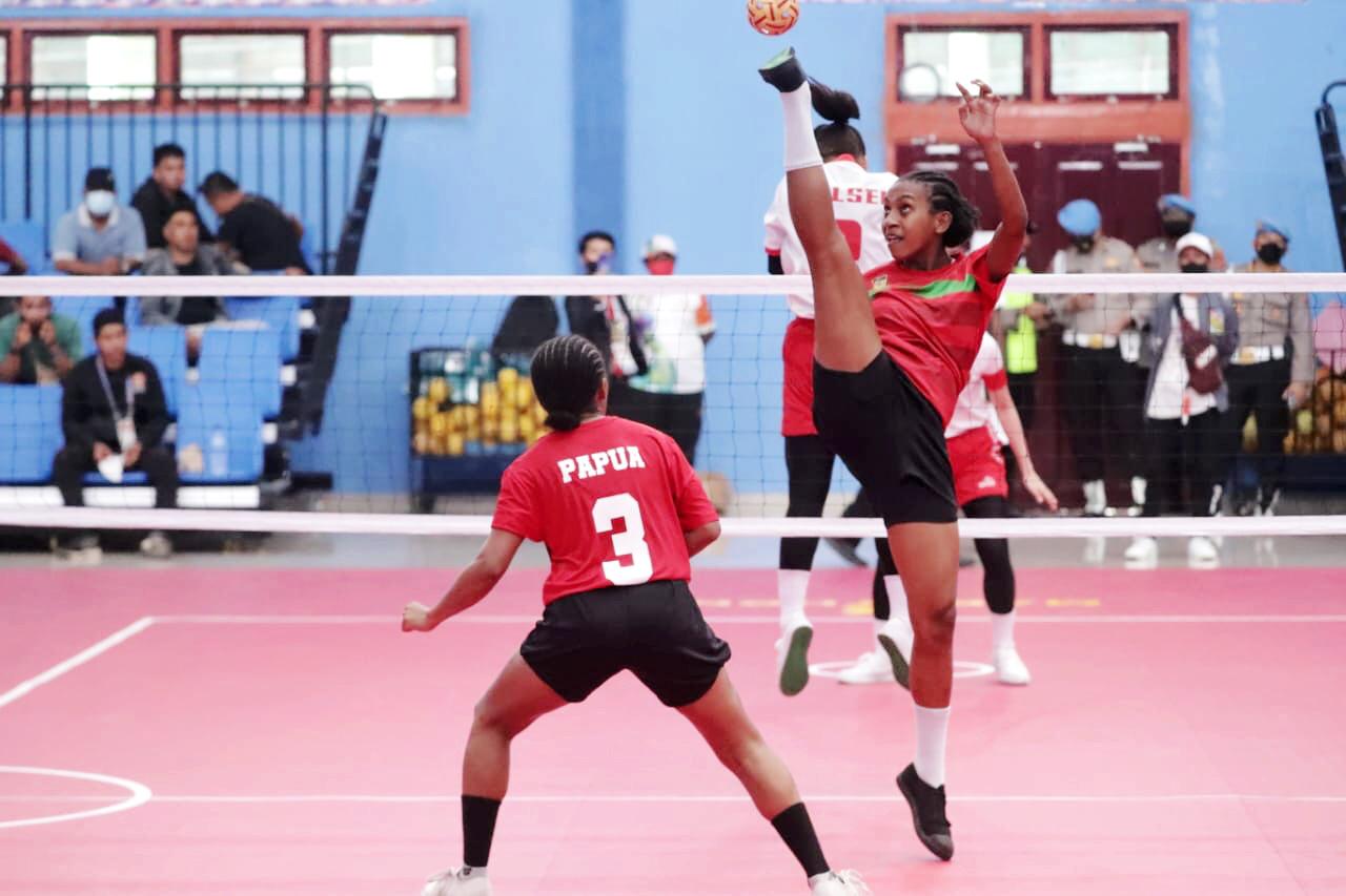 Tim Sepak Takraw Tuan Rumah Raih Dua Medali Emas di Ajang PON XX Papua