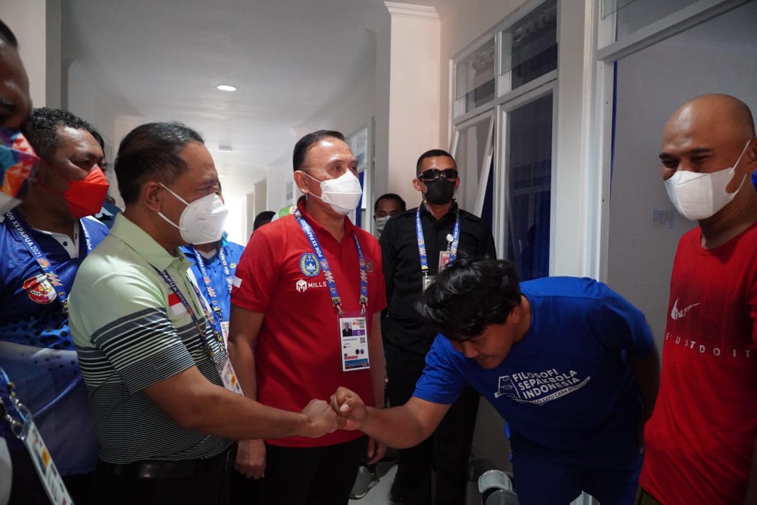 Tinjau Wisma Atlet di Merauke, Menpora Amali  Pastikan Semua Dalam Kondisi Baik