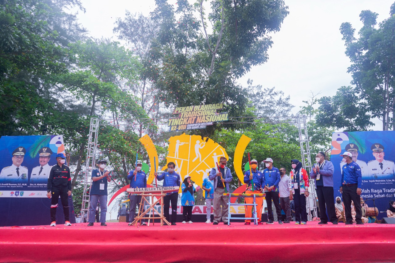 Potradnas 2021 Resmi Dibuka, Kemenpora Ajak Masyarakat Sehat dan Bugar dengan Lestarikan Olahraga Tradisional