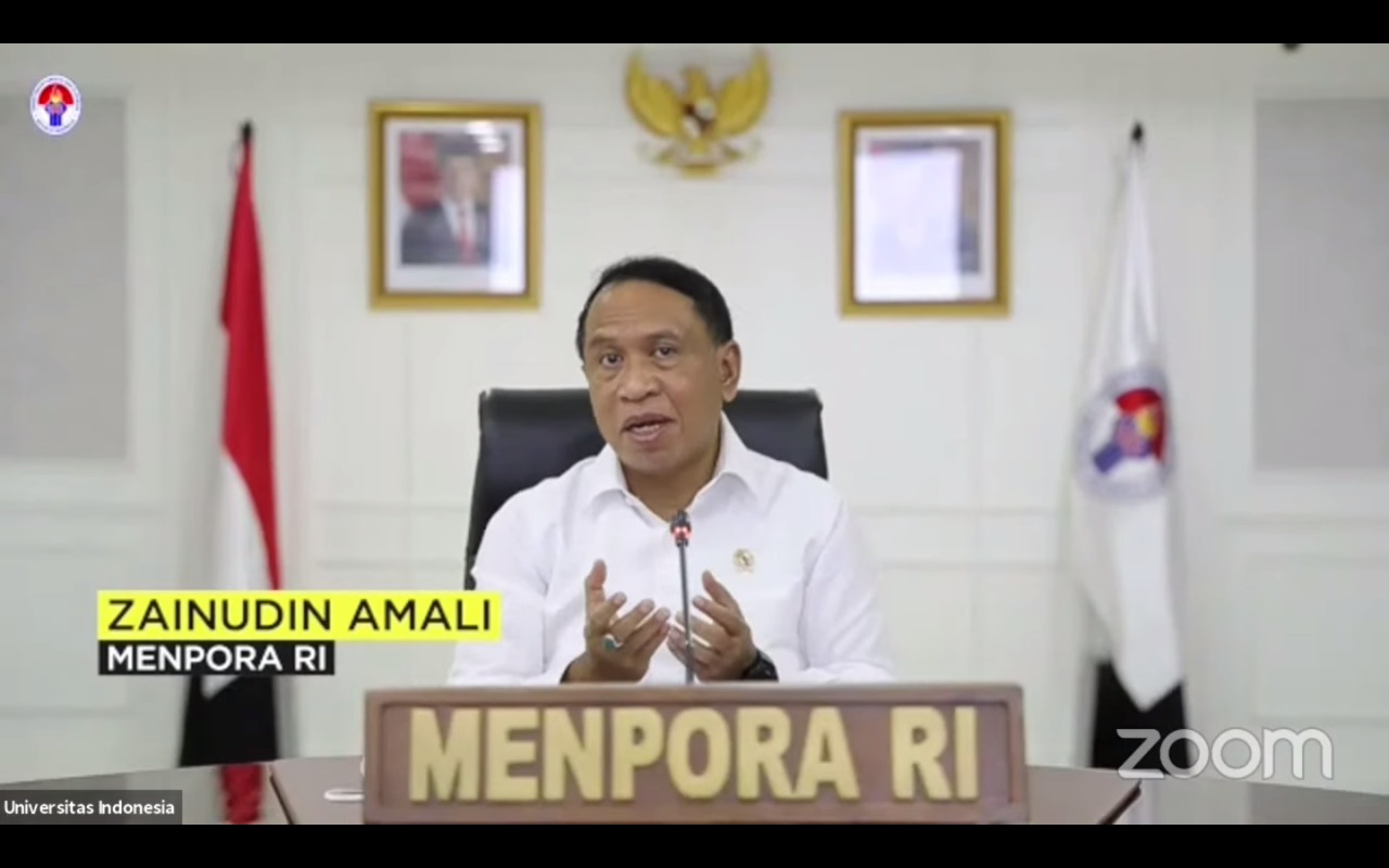 Menpora Amali Apresiasi Diskusi Publik yang Diselenggarakan Universitas Indonesia untuk Peringati Hari Sumpah Pemuda 2021