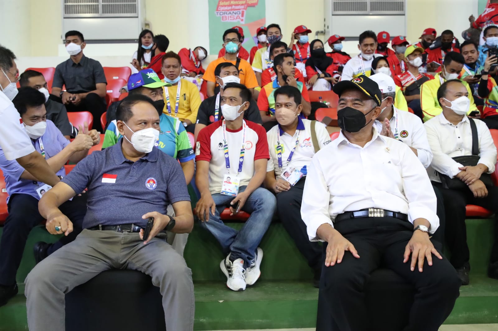 Tinjau Pertandingan Cabor Para-Bulu Tangkis Bersama Menko PMK, Menpora Amali Sebut Banyak Atlet Baru dan Kualitasnya Bagus
