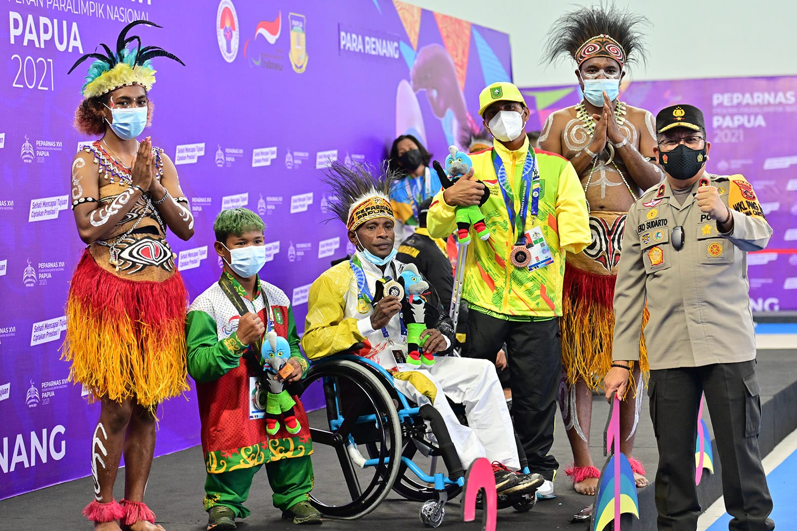 Kontingen Papua Masih Kokoh Dipuncak Klasemen Sementara Peparnas XVI