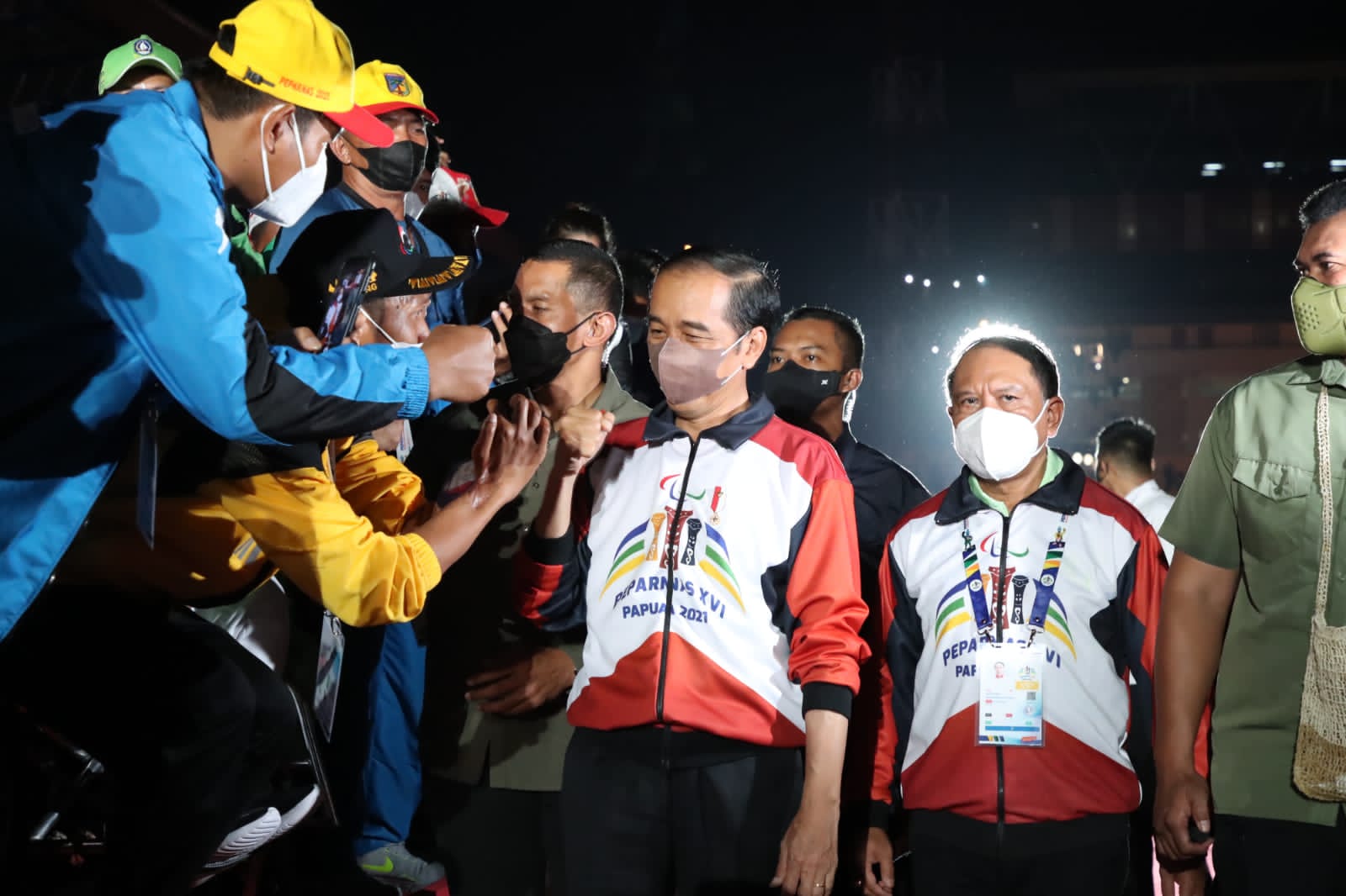Selalu Beri Semangat ke Para Atlet di Peparnas XVI, Ketua NPC Indonesia Sampaikan Terimakasih kepada Menpora Amali
