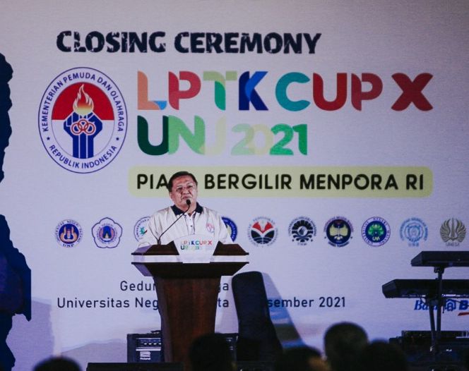 PTK CUP X UNJ 2021 Resmi Ditutup, UNJ Sukses Raih Piala Bergilir Menpora