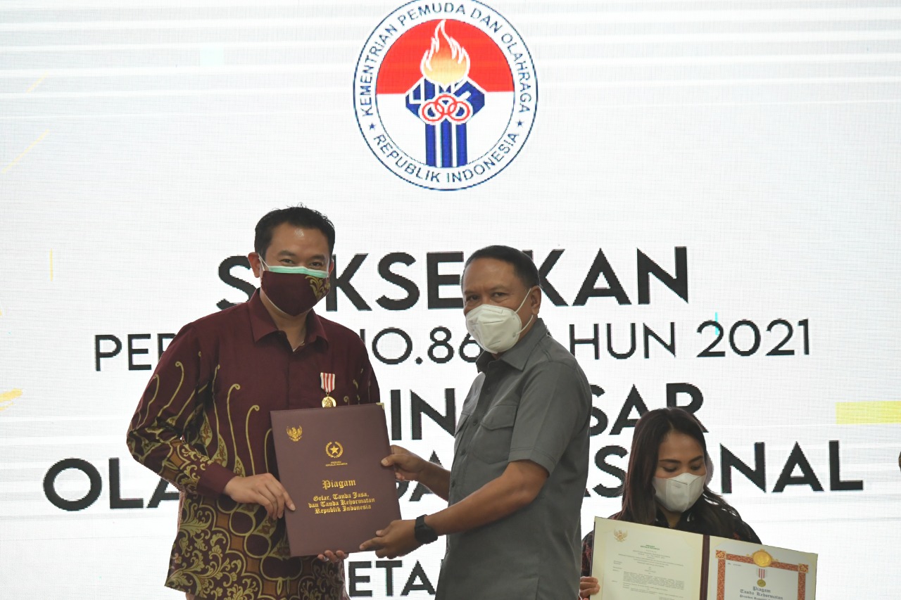 Dapat Penghargaan Satyalancana Dharma Olahraga, 5 Insan Olahraga Ucapkan Terima Kasih kepada Menpora Amali