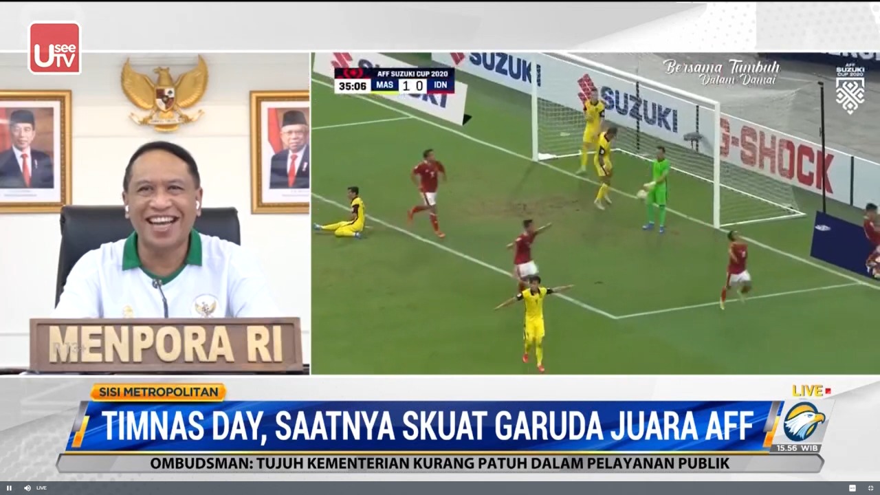 Jelang Final Indonesia vs Thailand, Ini Catatan Menpora Amali untuk Skuat Timnas