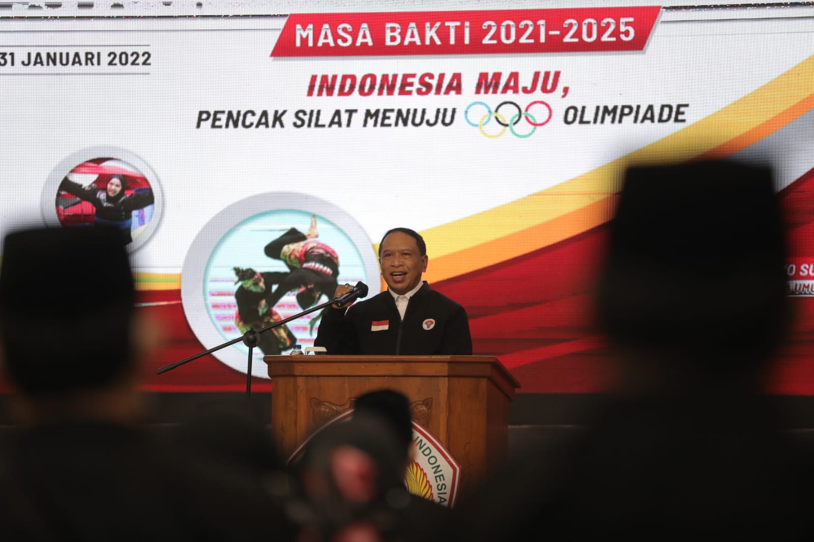Ketum PB IPSI Periode 2021-2025 Dilantik, Menpora Amali Ingin Pencak Silat Terus Berprestasi untuk Indonesia