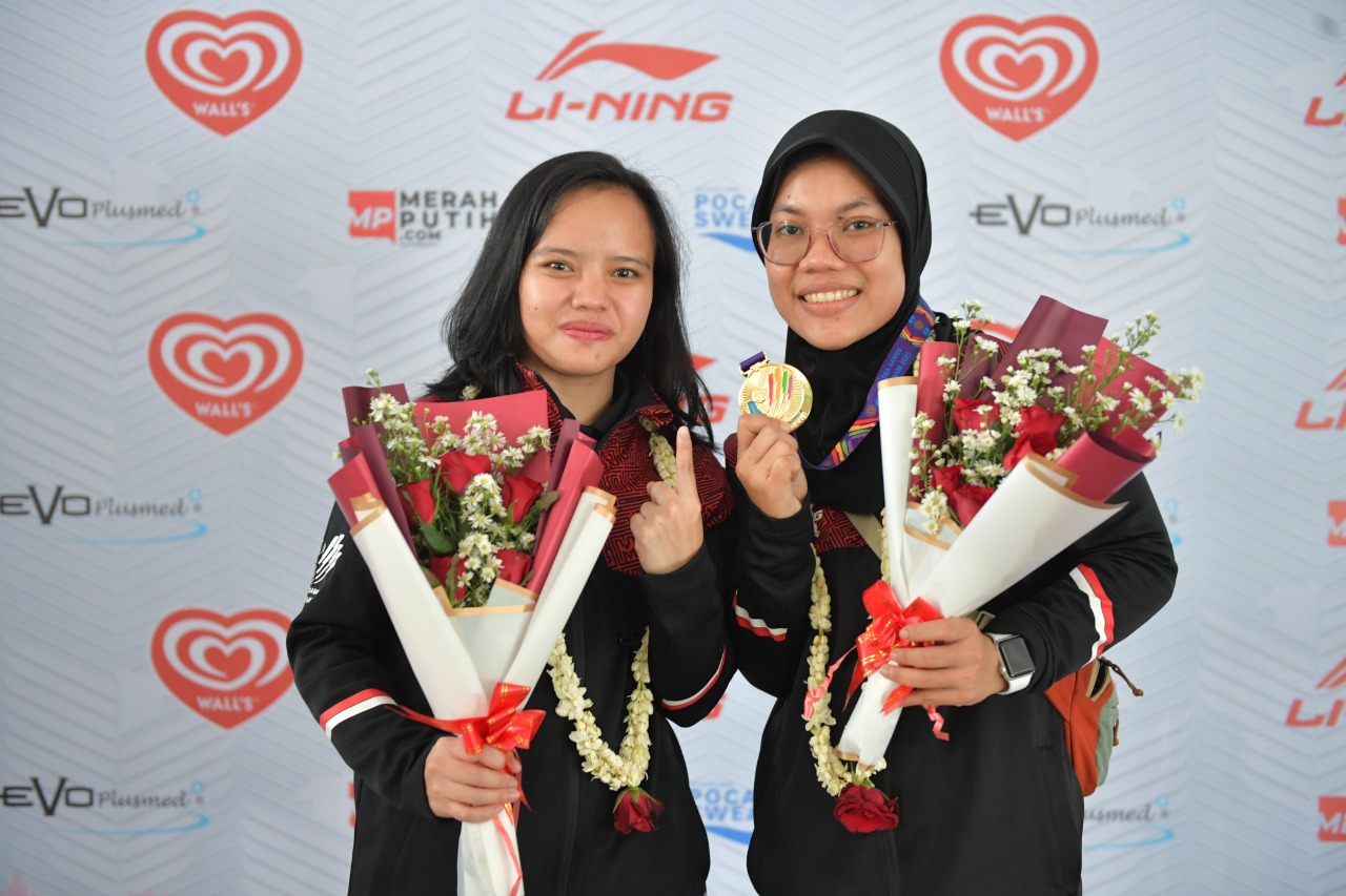 Raih Emas di Nomor Seni Ganda, Riska dan Ririn Persembahkan Medali untuk Orang Tua dan Indonesia