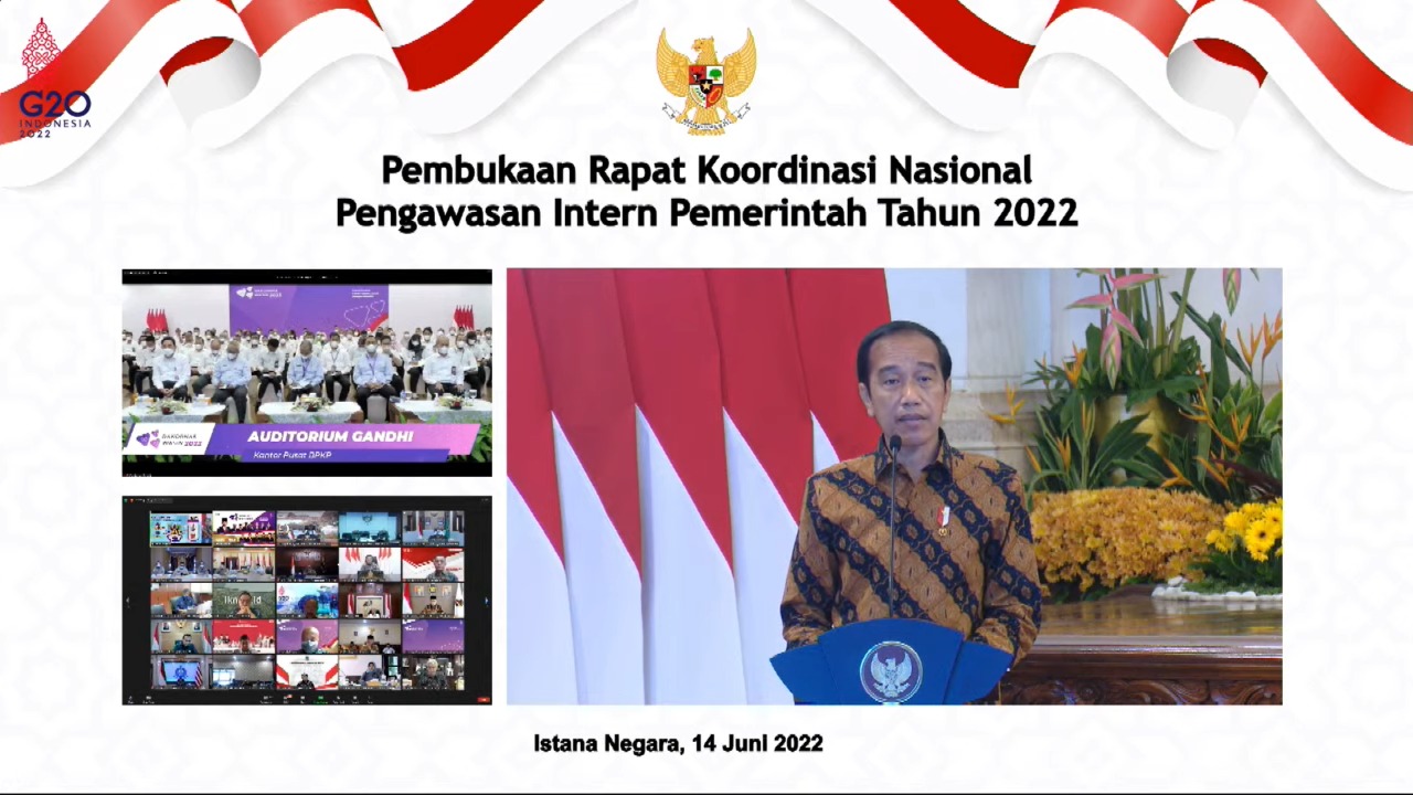 Dibuka Presiden Jokowi, Kemenpora Ikuti Rakornas Pengawasan Intern Pemerintah Tahun 2022