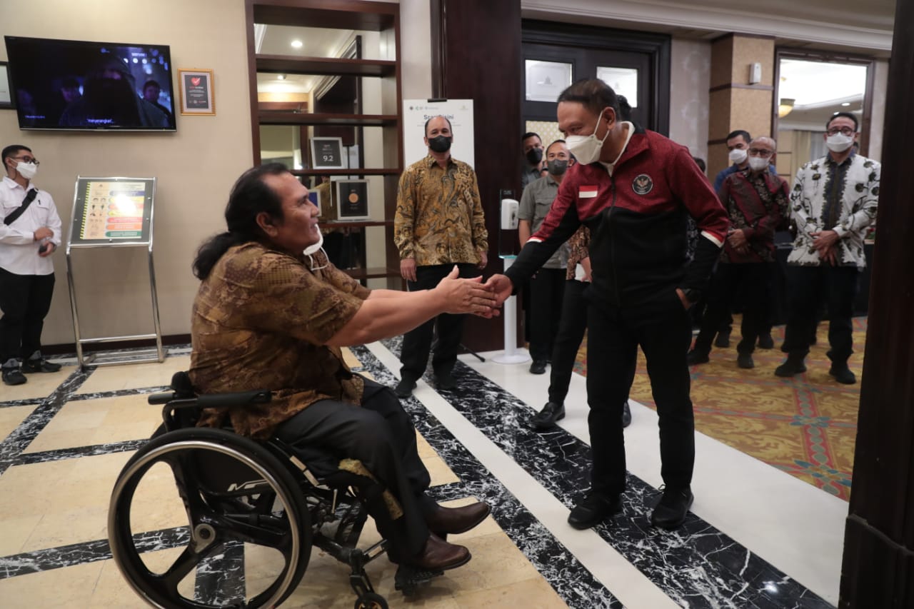 Puji Kepedulian Menpora Amali, Ketua NPC Indonesia Optimis Target Juara Umum di Asean Para Games 2022