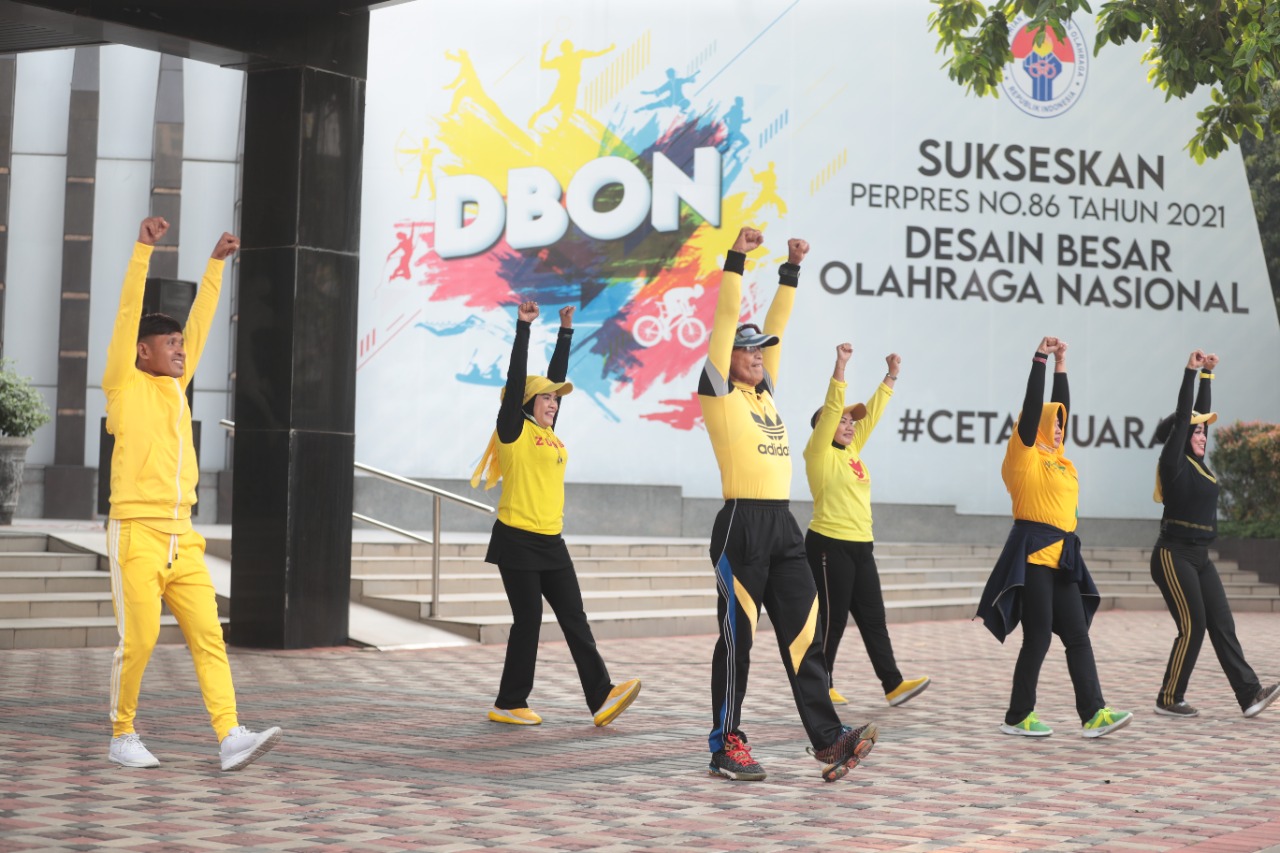 Kemenpora Terus Gelorakan Mengolahragakan Masyarakat dan Memasyarakatkan Olahraga dengan Hari Krida