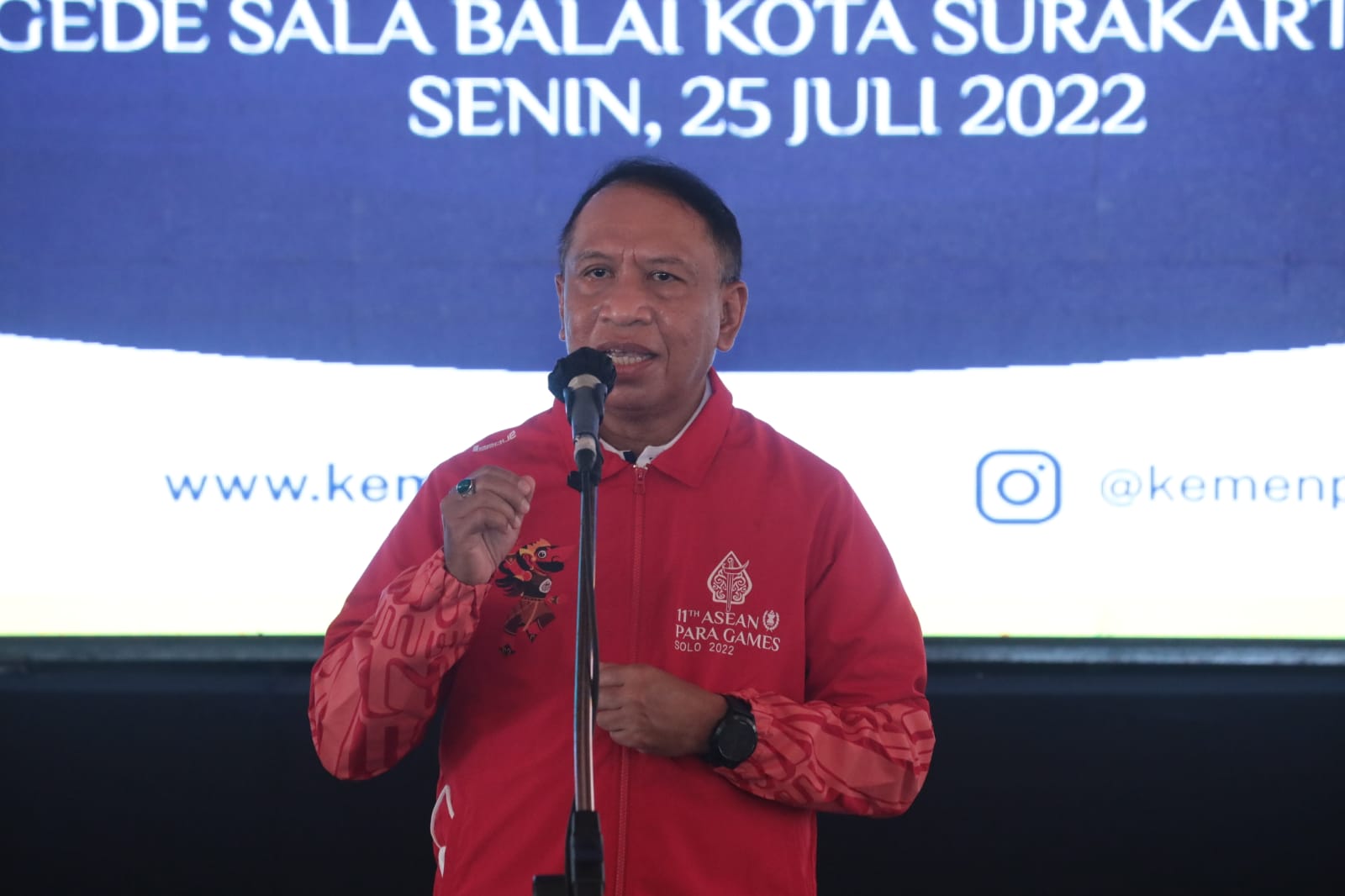Menpora Sampaikan Venue Asean Para Games Solo 2022 Sudah Siap Digunakan