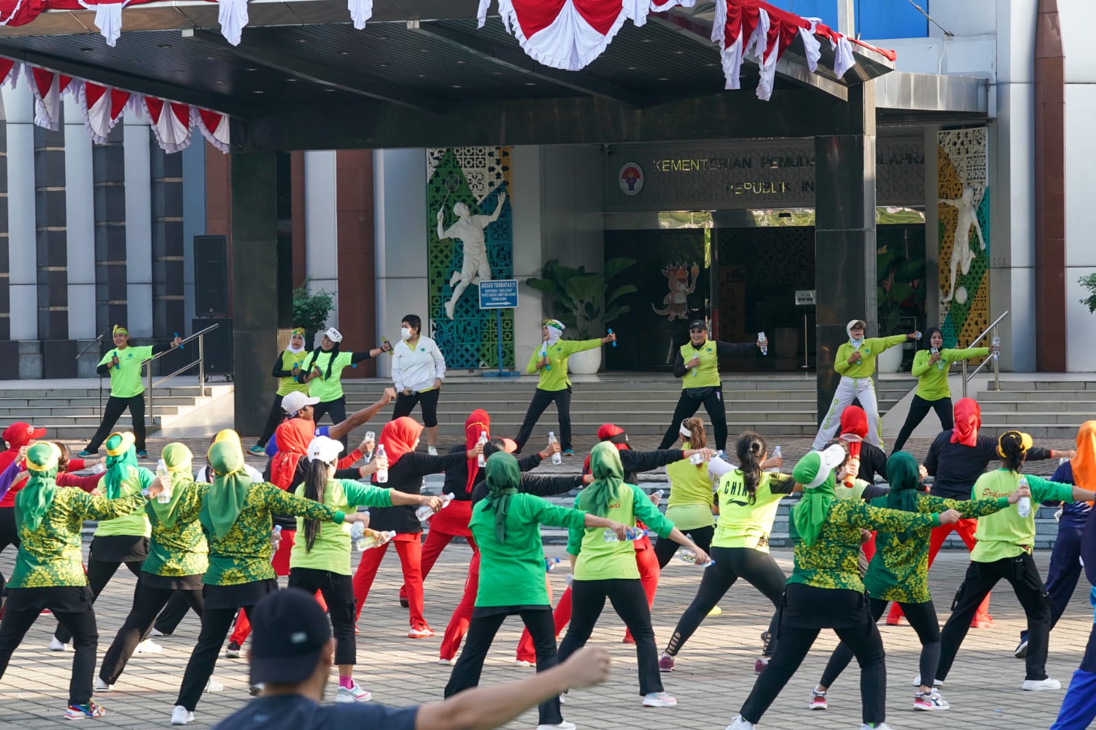 Dukung Indonesia Bugar, Kemenpora Ingin Senam Bersama di Hari Krida Rutin Dilakukan