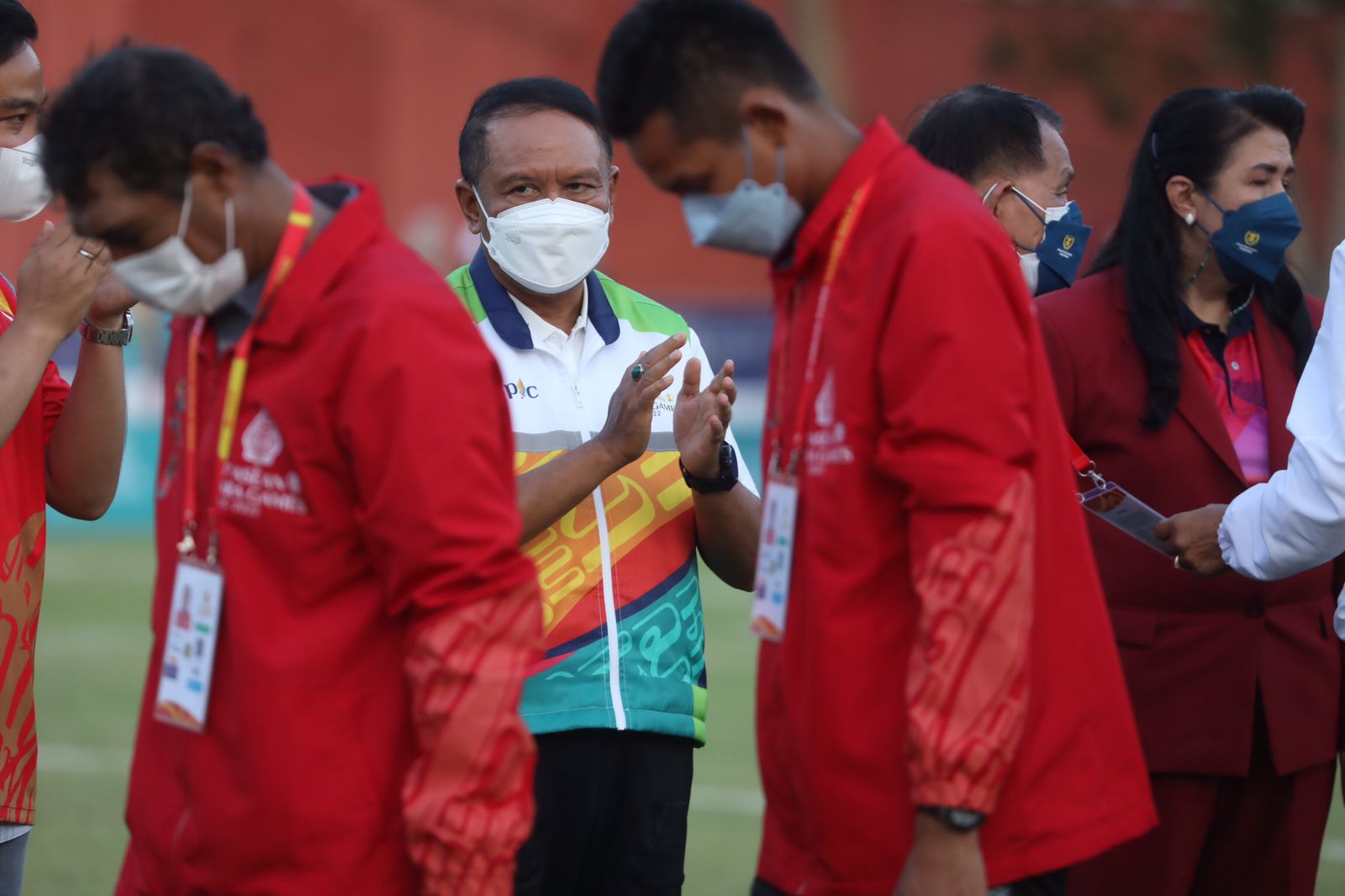 Kalah Adu Penalti dengan Thailand di Final, Menpora Amali Apresiasi Perjuangan Pemain CP Sepakbola Indonesia di Asean Para Games Solo 2022