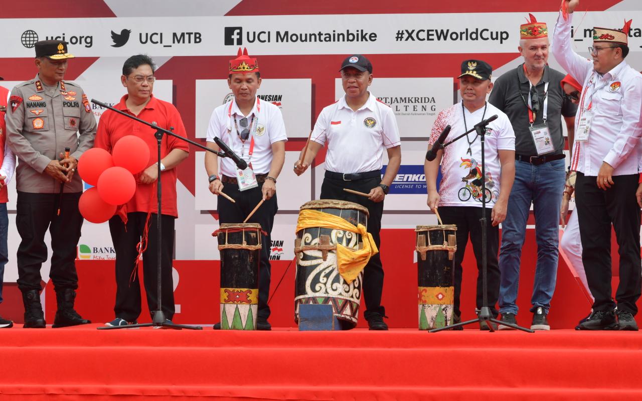 Buka UCI MTB Eliminator World Cup Tahun 2022, Menpora Amali Sampaikan Salam Hangat Presiden Jokowi