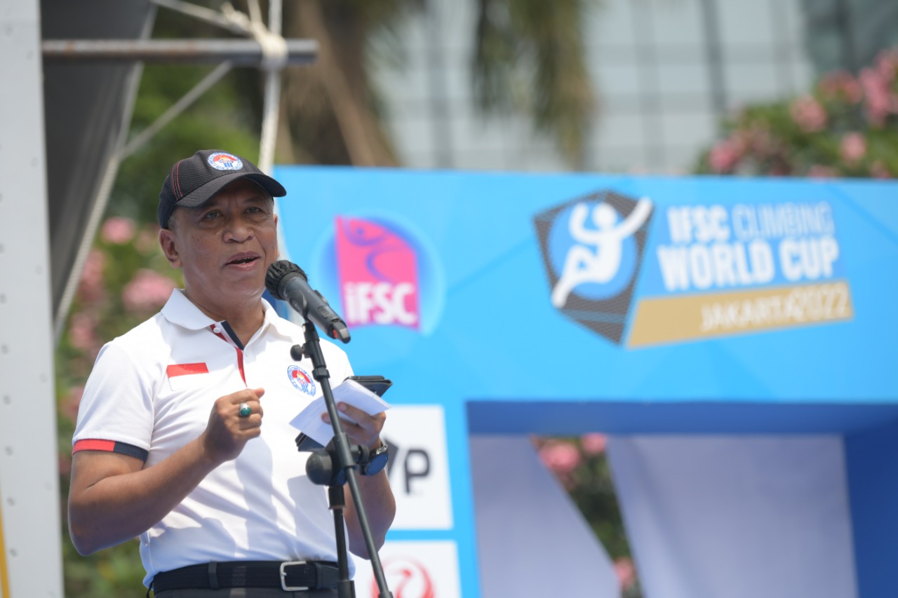 Menpora Amali Bangga Kejuaraan Dunia Panjat Tebing Bisa Diselenggarakan di Indonesia