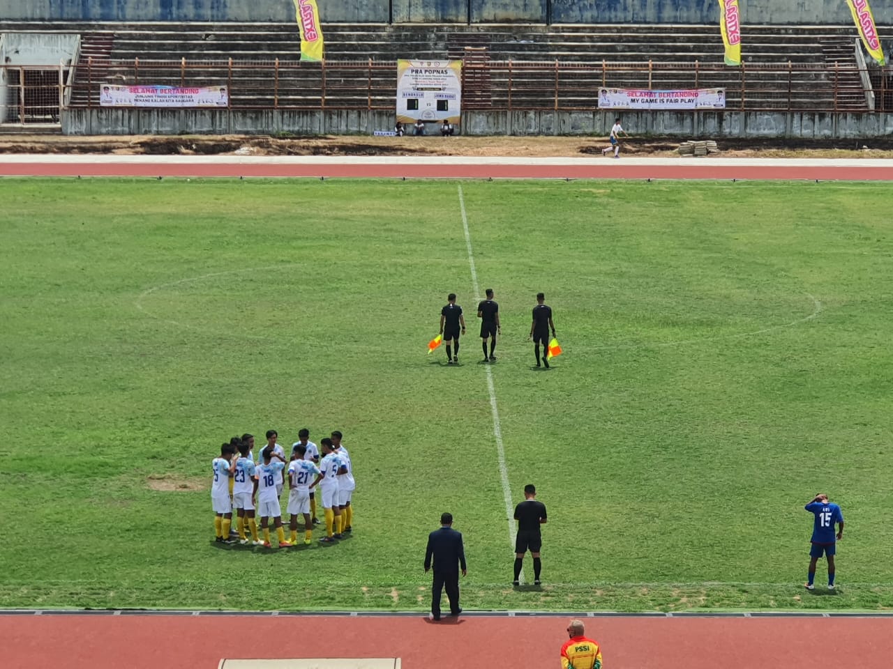 Hormati Tragedi Kanjuruhan, Cabor Sepak Bola Pra POPNAS Zona II Lampung Digelar Tanpa Penonton