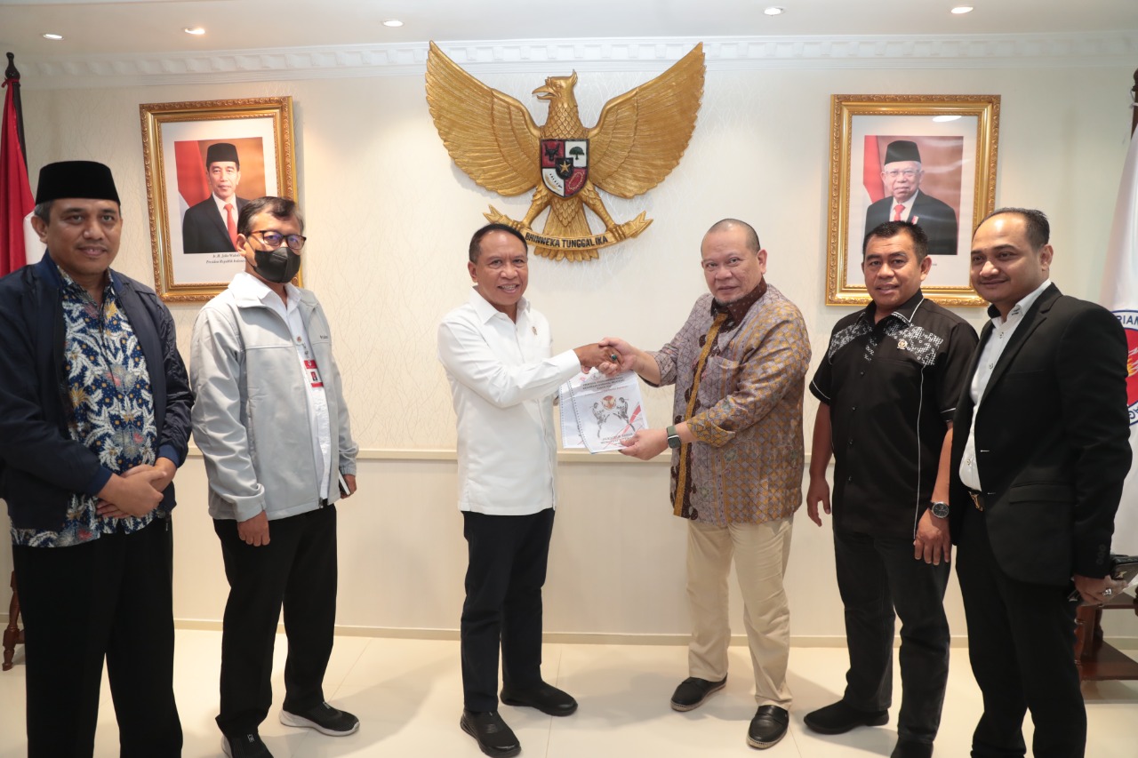 Diterima Menpora Amali, PB Muaythai Indonesia Laporkan Kesiapan Seleknas dan Kejurnas