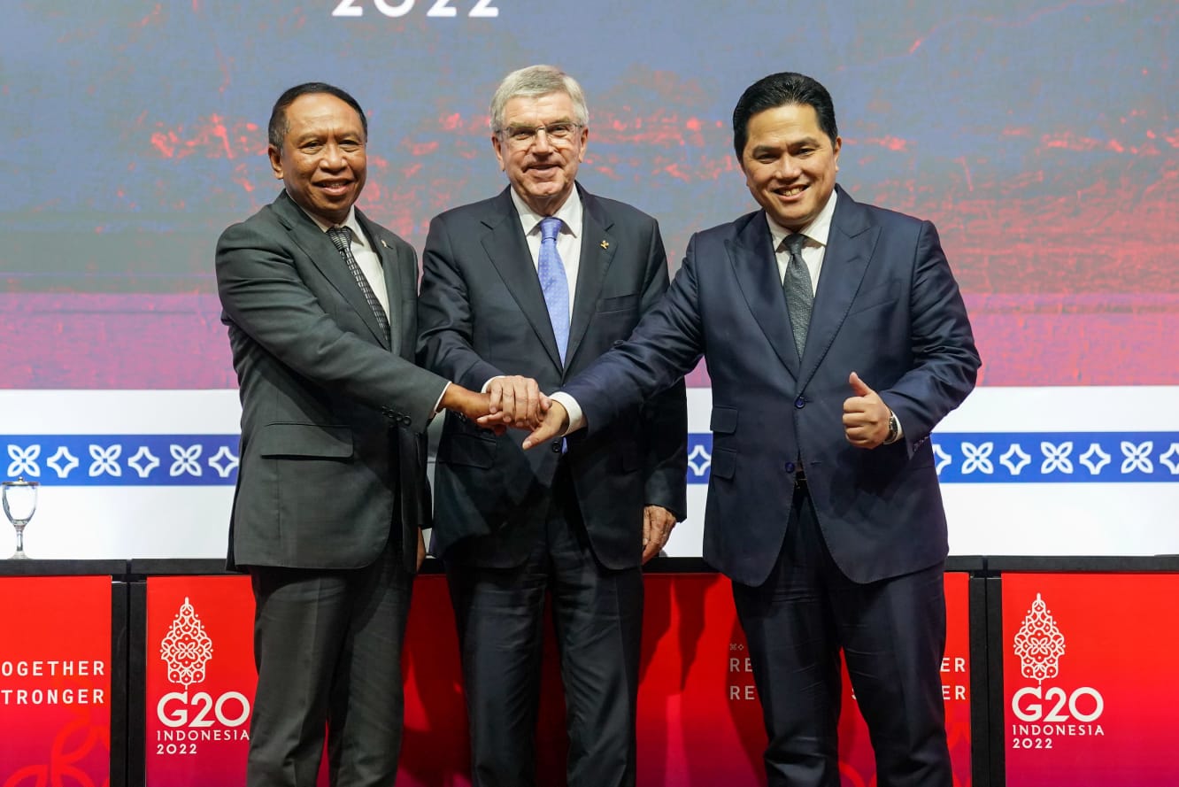 Pernyataan Menpora Amali Terkait Kesiapan Indonesia Menjadi Tuan Rumah Olimpiade 2036 Disambut Baik  Presiden IOC Thomas Bach