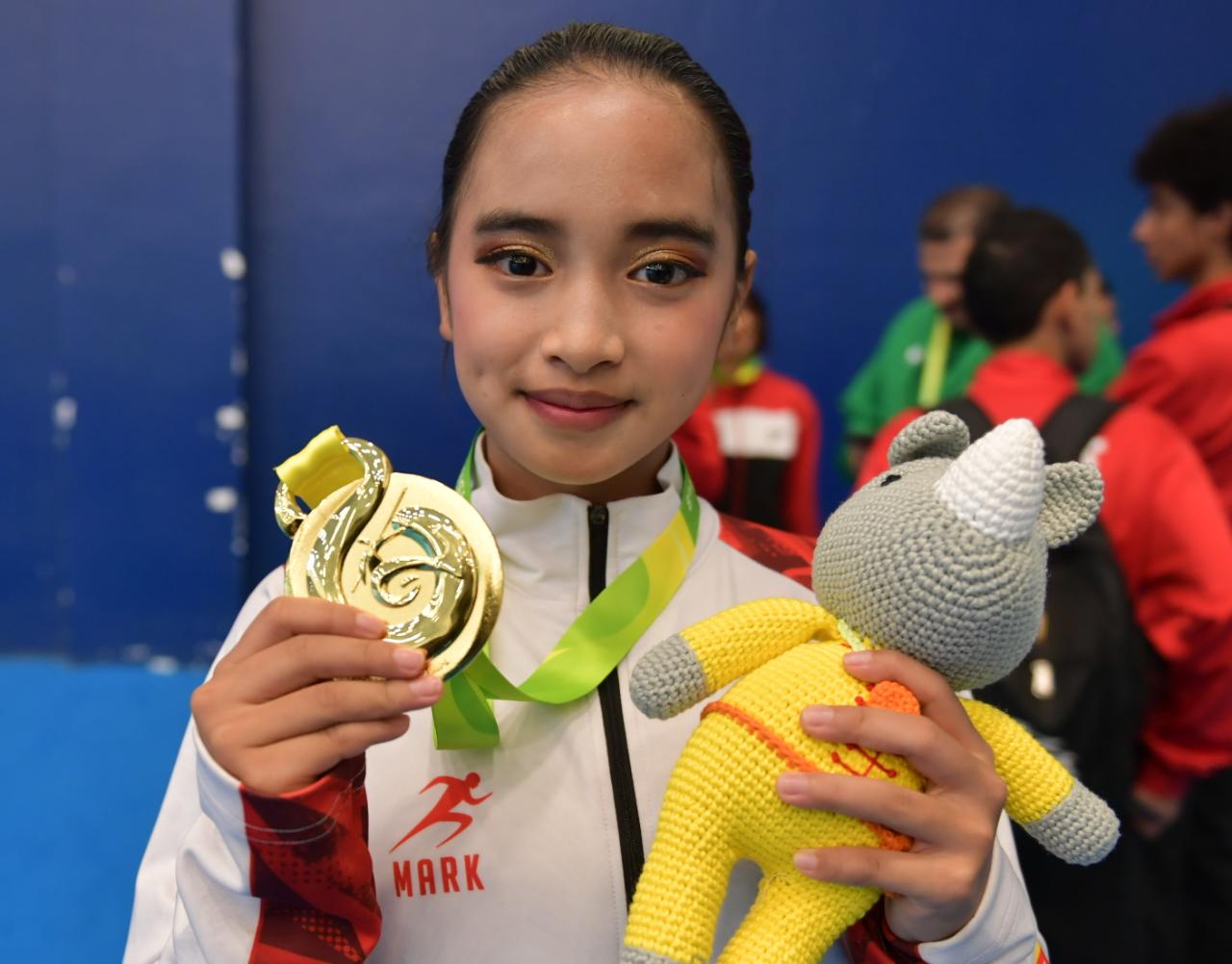 Sukses Raih Medali Emas di Kejuaraan Dunia Wushu Junior 2022, Thalia Marvelina Persembahkan untuk Indonesia dan Orang Tua