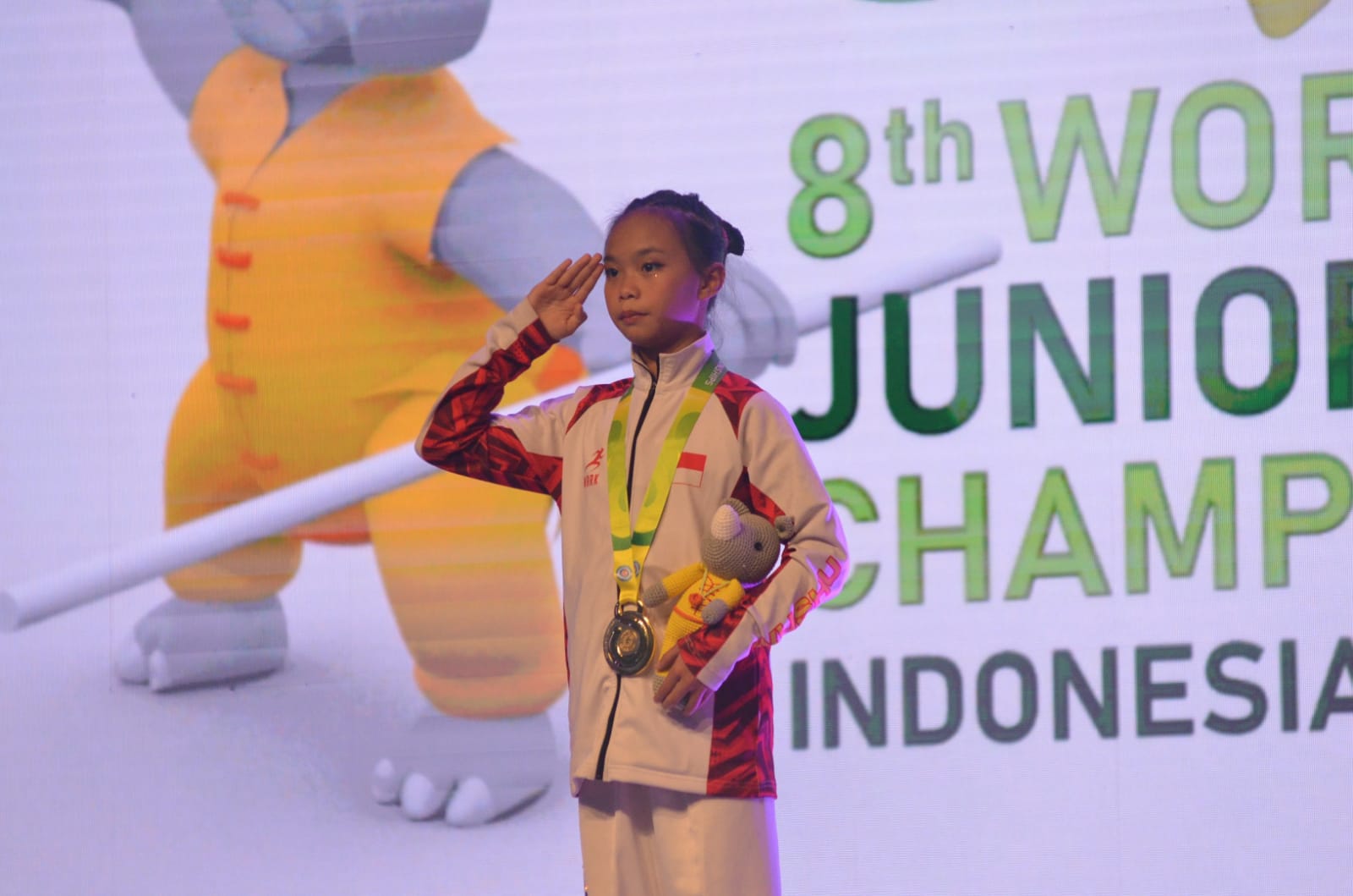Lampaui Target, Indonesia Masih Berpeluang Tambah 3 Emas di Kejuaraan Dunia Wushu Junior 2022