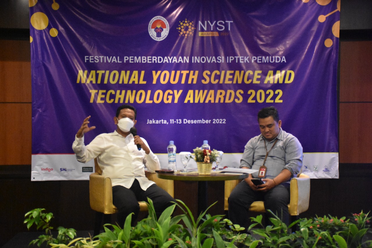 Kemenpora Gelar Festival Pemberdayaan Inovasi Pemuda IPTEK dan National Youth Science and Technology Awards 2022