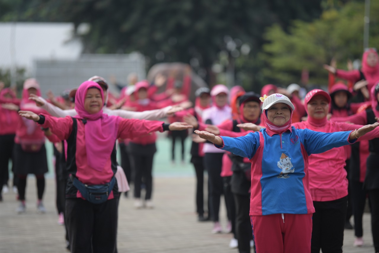 Dukung Indonesia Bugar, KLPI Pusat Harapkan Lansia Tetap Aktif Berolahraga Jaga Kebugaran