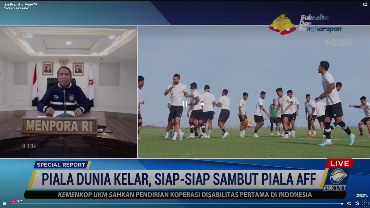 Pengamanan Akan Diperketat, Menpora Amali Minta Penonton yang Hadir di Laga Piala AFF 2022 Tertib dan Tidak Membawa Flaire