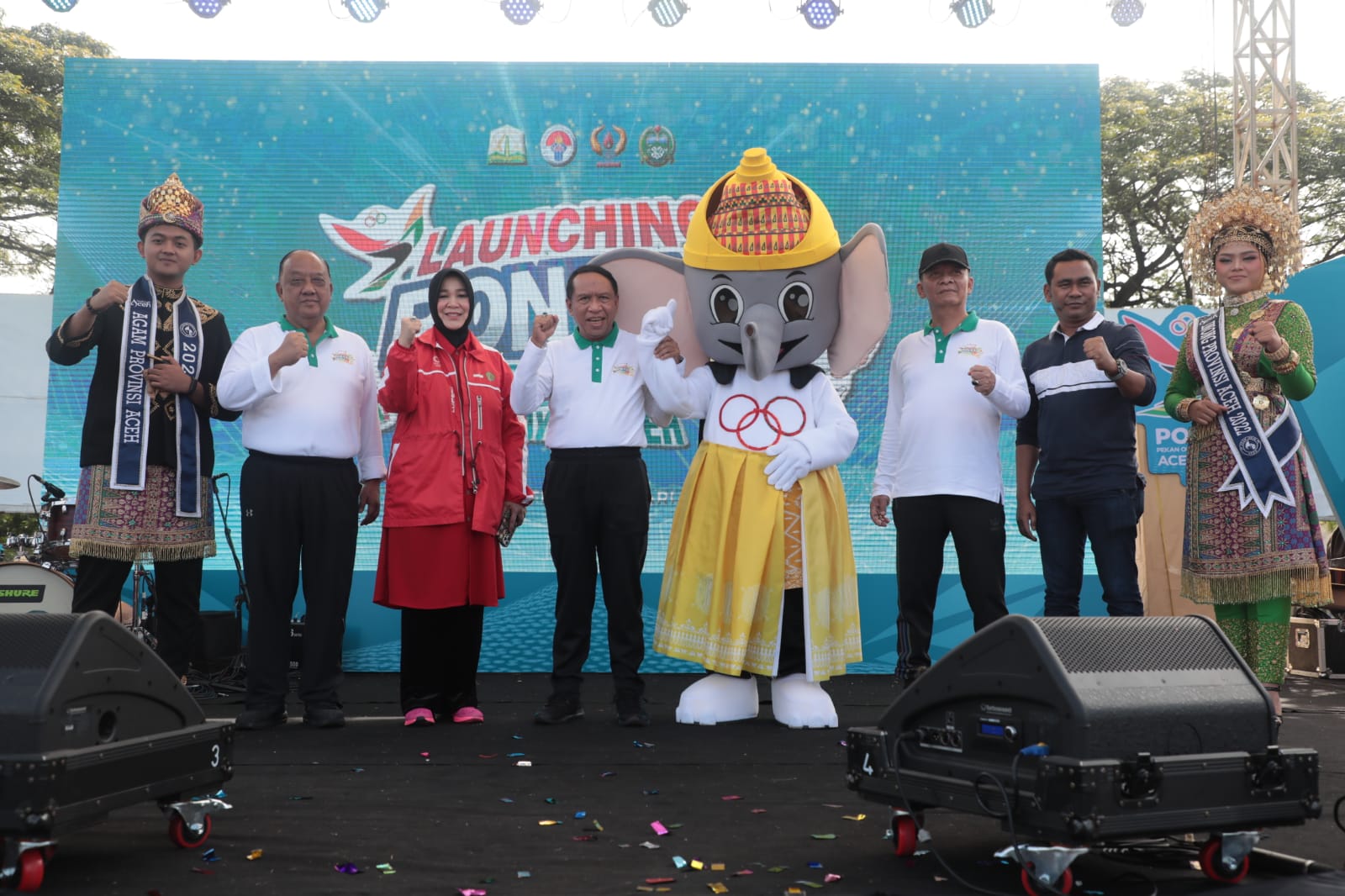 Menpora Amali Launching Maskot, Logo, dan Tagline PON ke-21Aceh-Sumut Tahun 2024, Wilayah Aceh