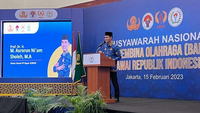 Asrorun Ni’am Resmi Dikukuhkan Jadi Ketua Umum BAPOR KORPRI Periode 2023-2028